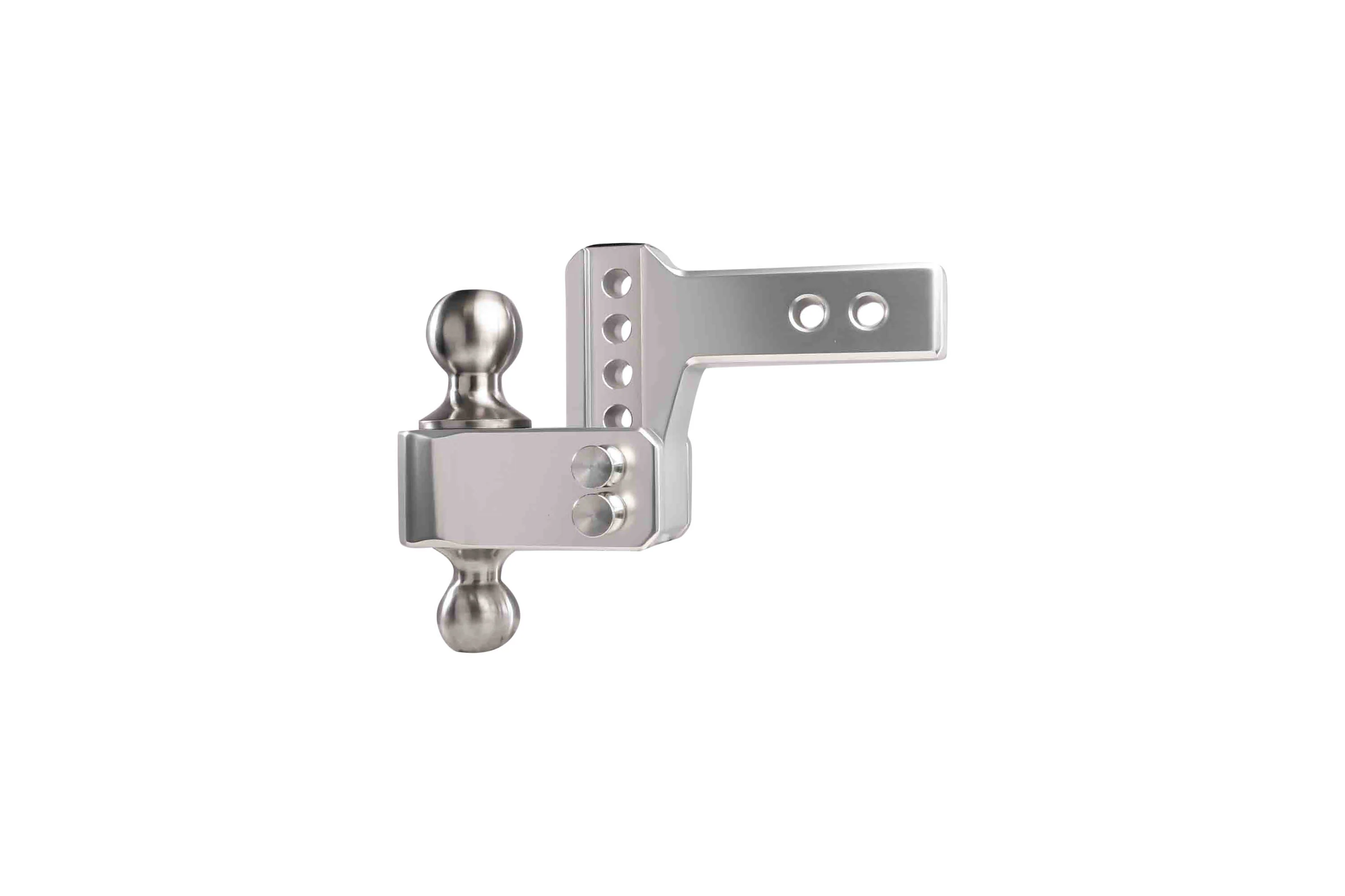 2.0" Aluminum Medium Duty Hitch 2" Drop/Rise w/ Stainless Steel Dual Ball - Image 13