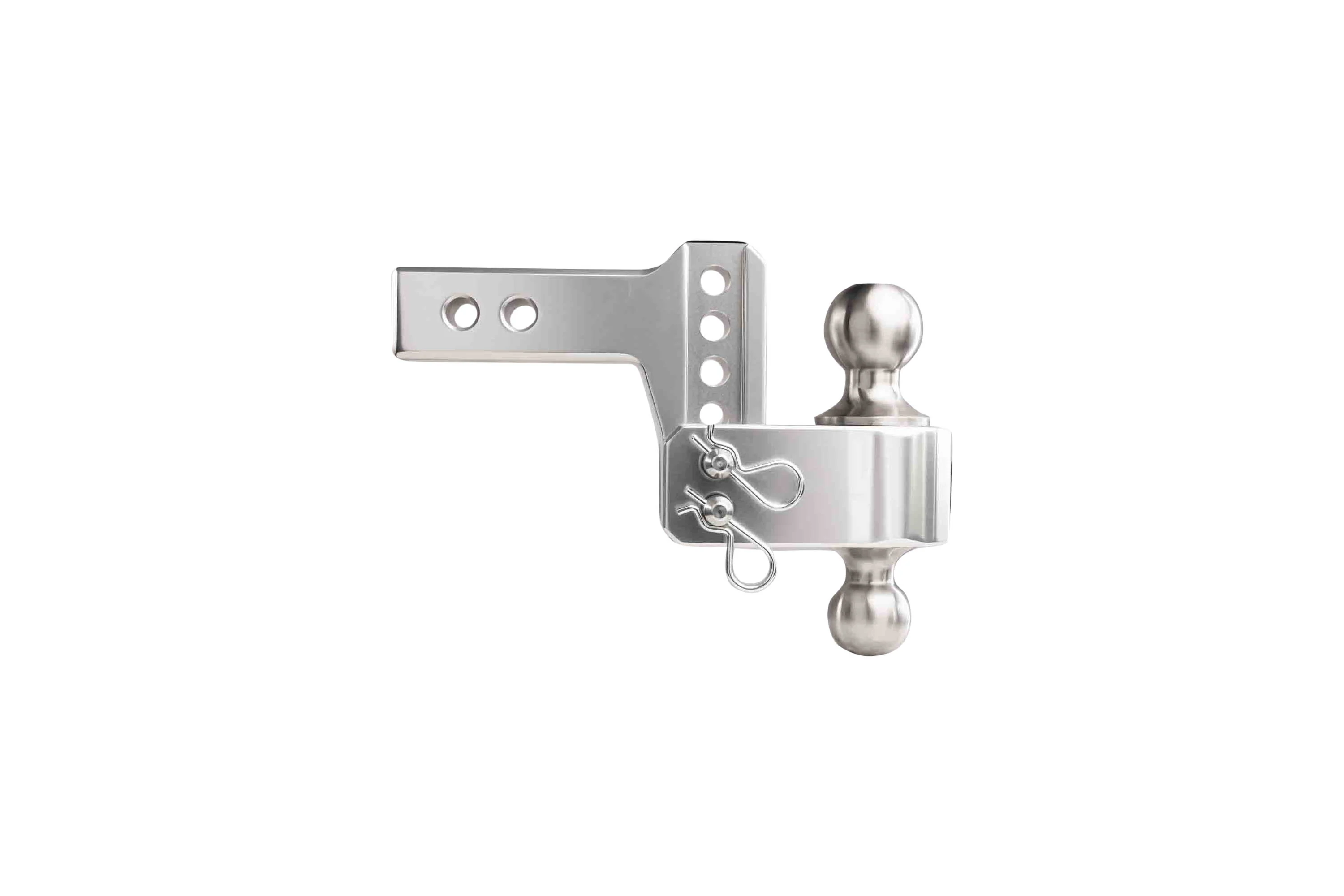 2.0" Aluminum Medium Duty Hitch 2" Drop/Rise w/ Stainless Steel Dual Ball - Image 29