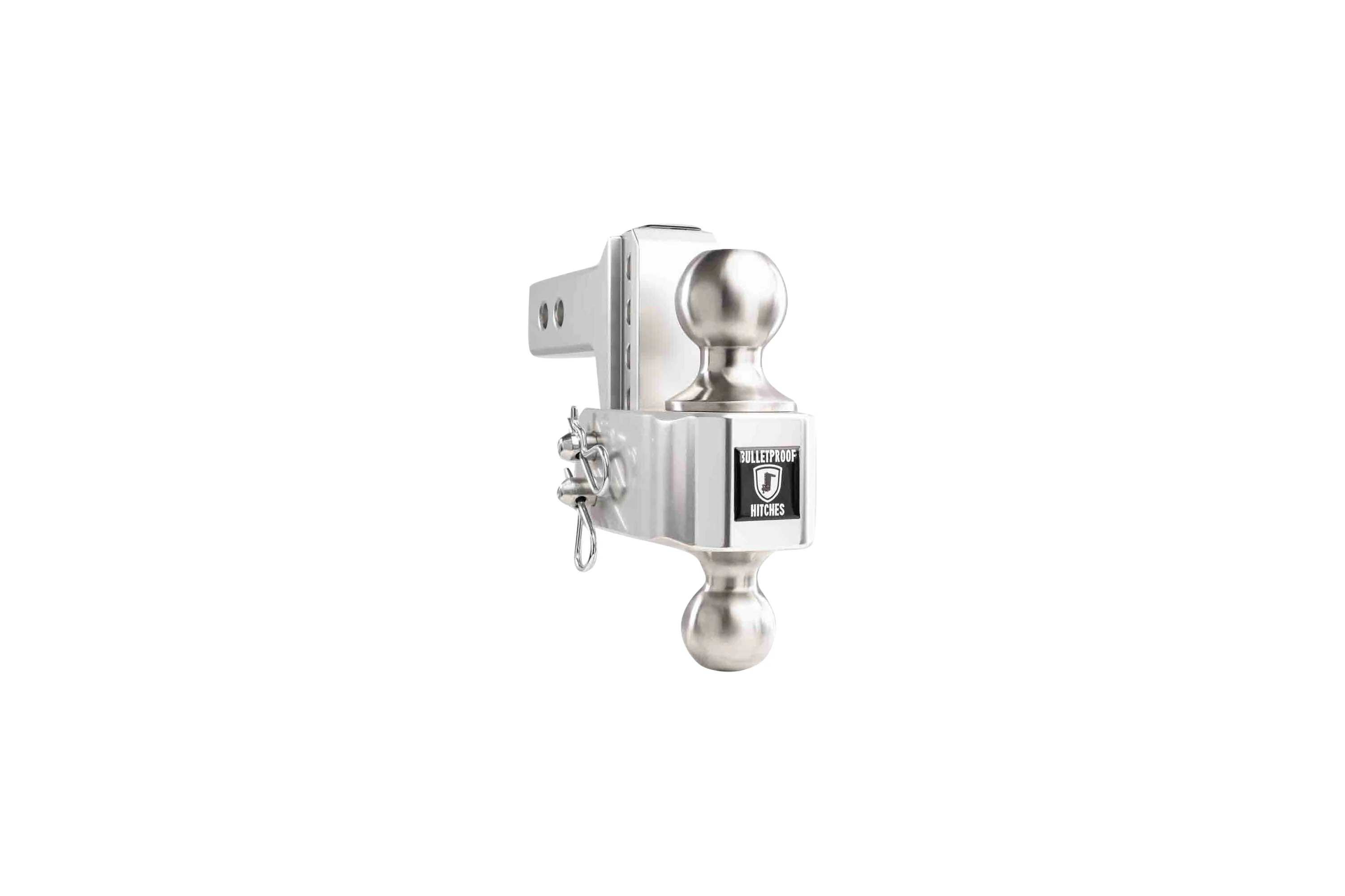 2.0" Aluminum Medium Duty Hitch 2" Drop/Rise w/ Stainless Steel Dual Ball - Image 36