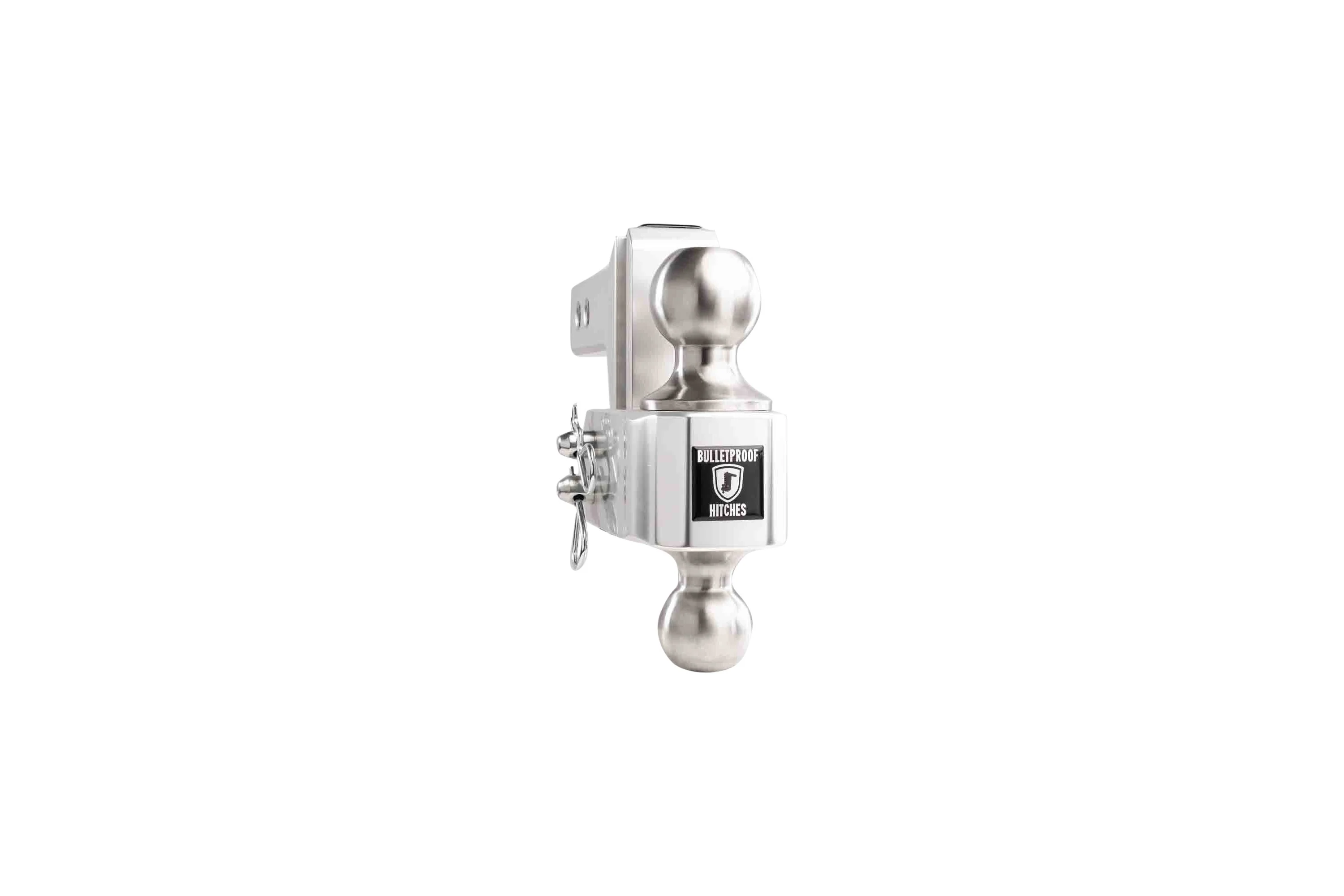 2.0" Aluminum Medium Duty Hitch 2" Drop/Rise w/ Stainless Steel Dual Ball - Image 37