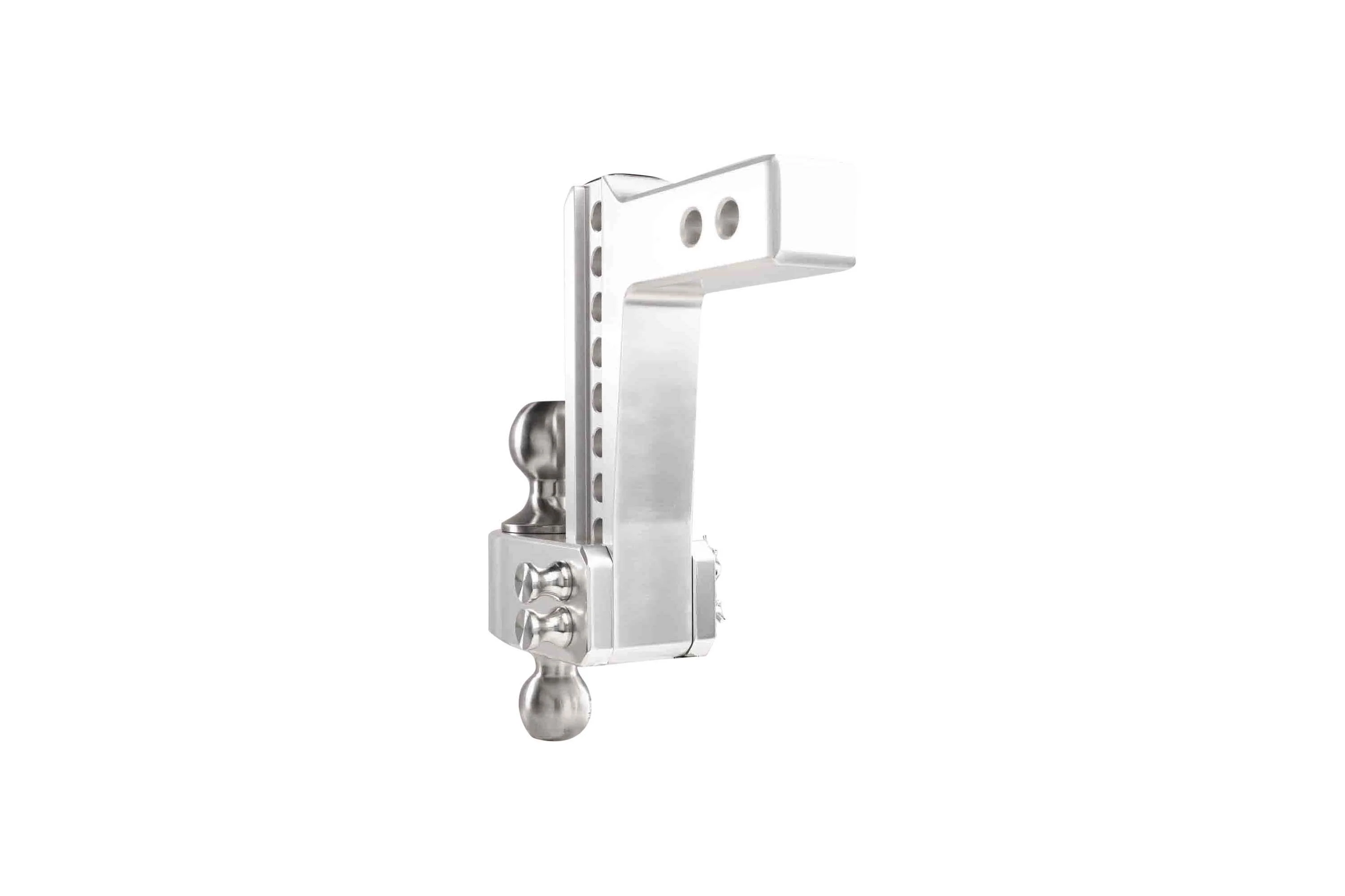 2.0" Aluminum Medium Duty Hitch 6" Drop/Rise w/ Stainless Steel Dual Ball - Image 19