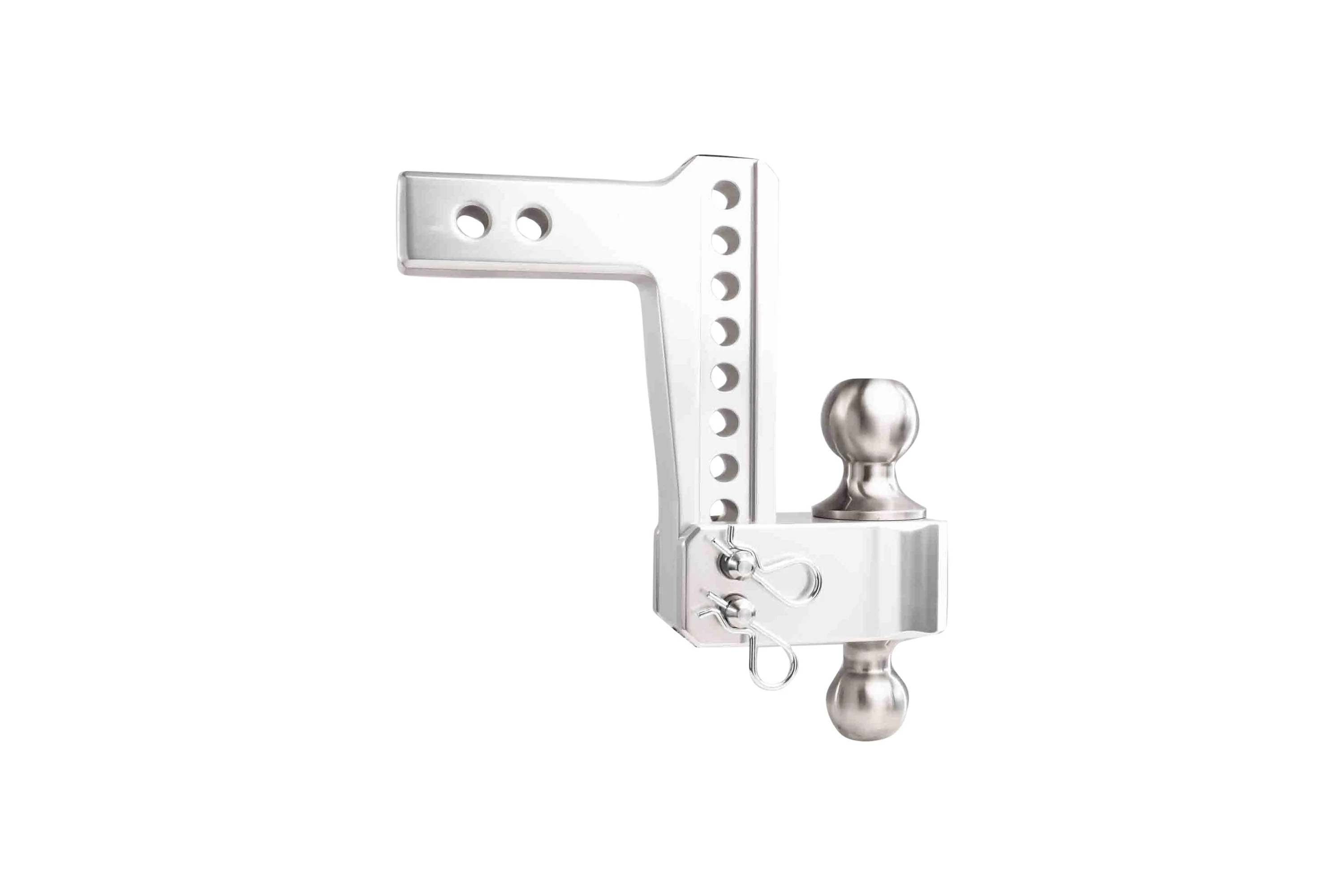 2.0" Aluminum Medium Duty Hitch 6" Drop/Rise w/ Stainless Steel Dual Ball - Image 29