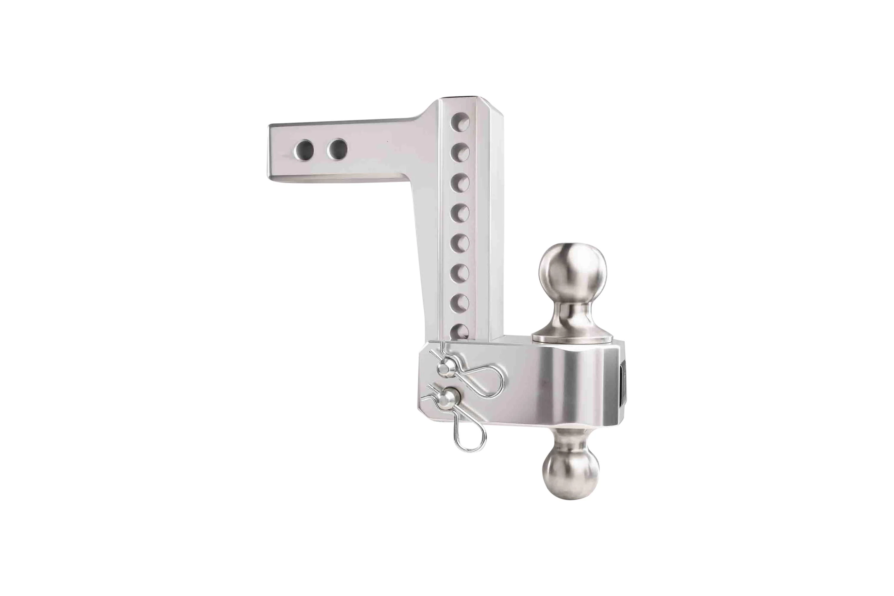 2.0" Aluminum Medium Duty Hitch 6" Drop/Rise w/ Stainless Steel Dual Ball - Image 32