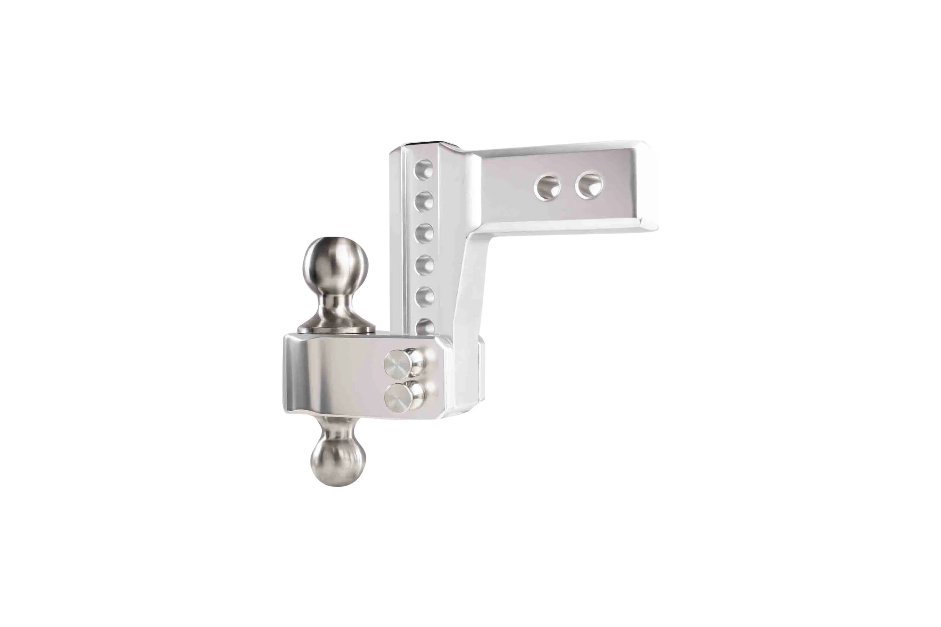 2.5" Aluminum Medium Duty Hitch 4" Drop/Rise w/ Stainless Steel Dual Ball - Image 15