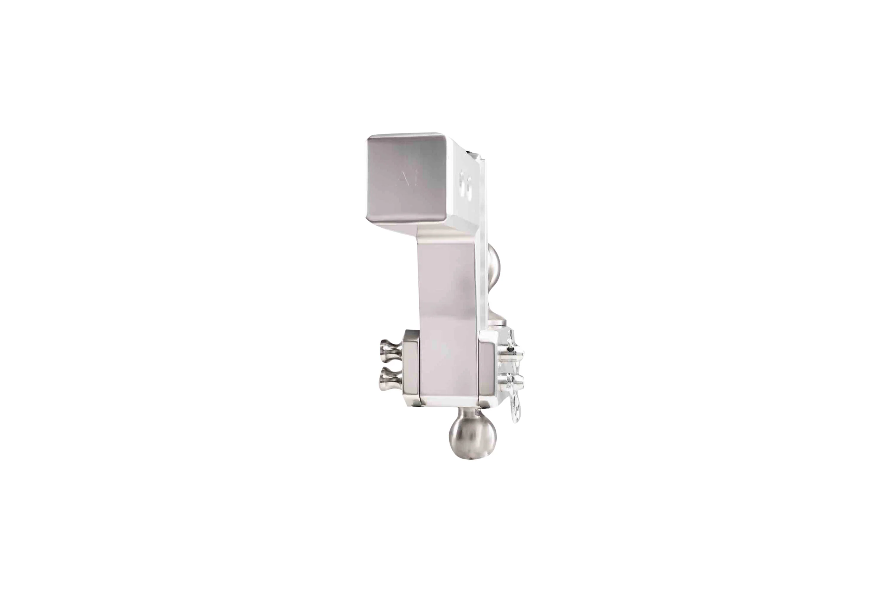 2.5" Aluminum Medium Duty Hitch 4" Drop/Rise w/ Stainless Steel Dual Ball - Image 23
