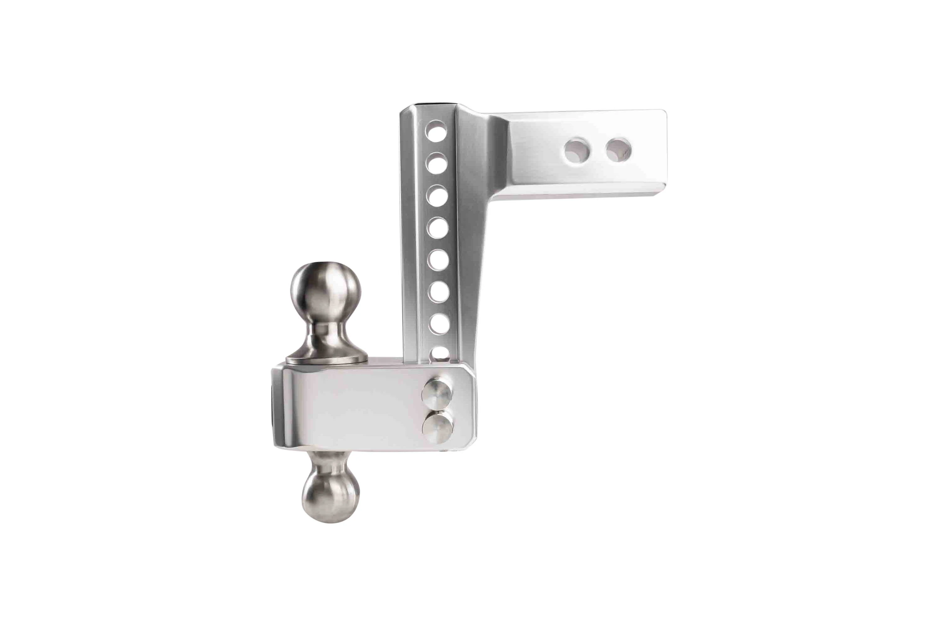 2.5" Aluminum Medium Duty Hitch 6" Drop/Rise w/ Stainless Steel Dual Ball - Image 14
