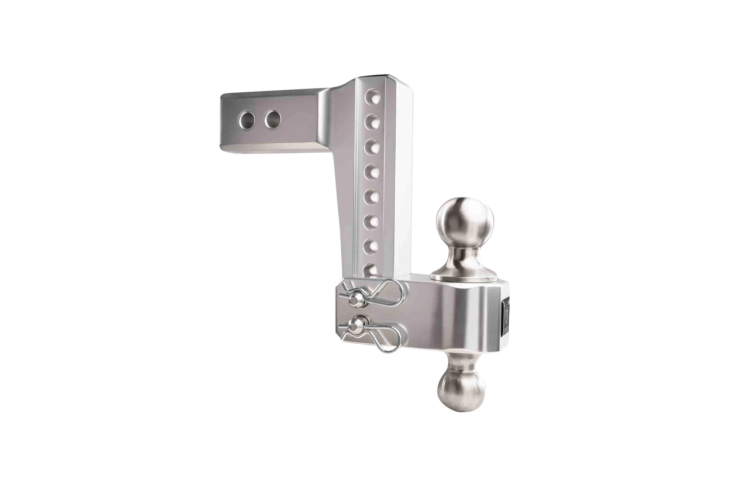 2.5" Aluminum Medium Duty Hitch 6" Drop/Rise w/ Stainless Steel Dual Ball - Image 34