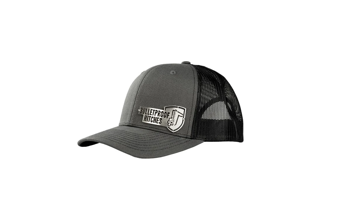 BulletProof Hitches Metal Logo Trucker Hat - GREY - ON BACKORDER - Image 3