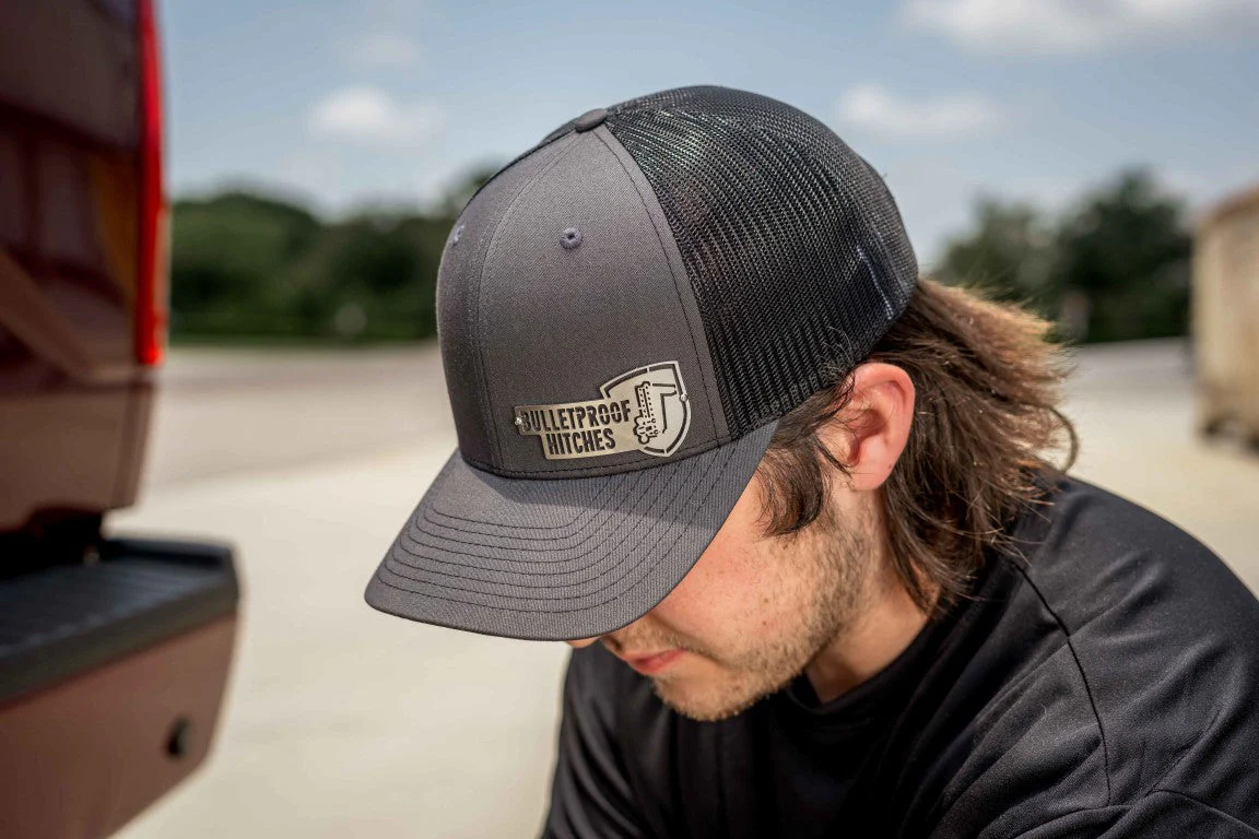 BulletProof Hitches Metal Logo Trucker Hat - GREY - ON BACKORDER - Image 6