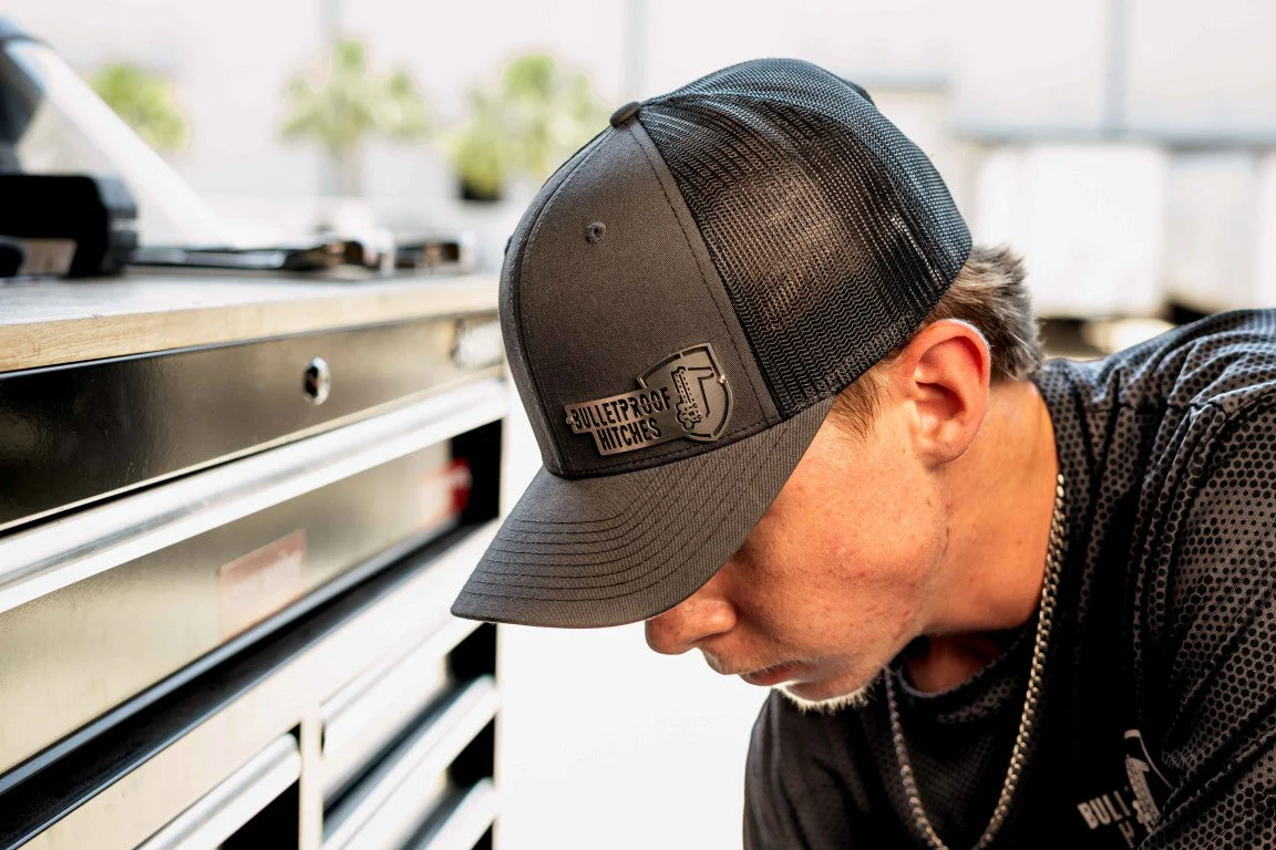BulletProof Hitches Metal Logo Trucker Hat - GREY - ON BACKORDER - Image 9