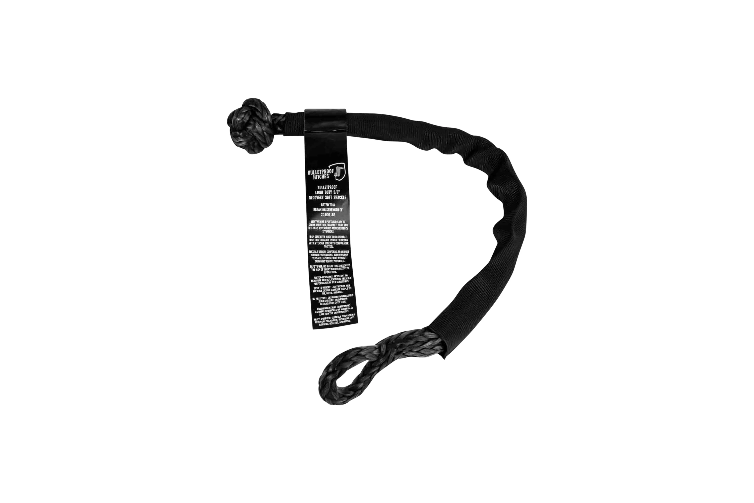 BulletProof Light Duty 3/8" Recovery Soft Shackle - Image 5