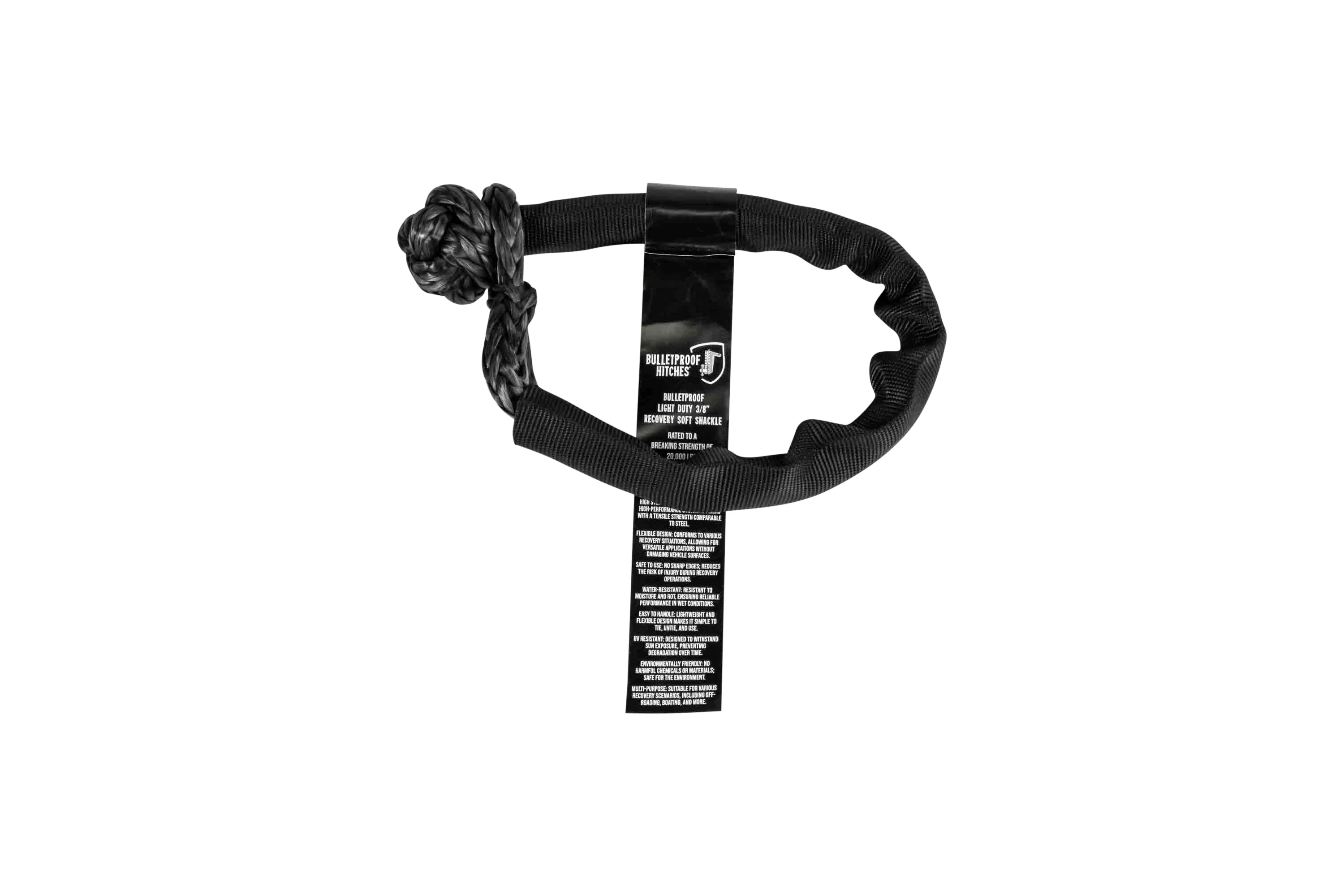 BulletProof Light Duty 3/8" Recovery Soft Shackle - Image 6